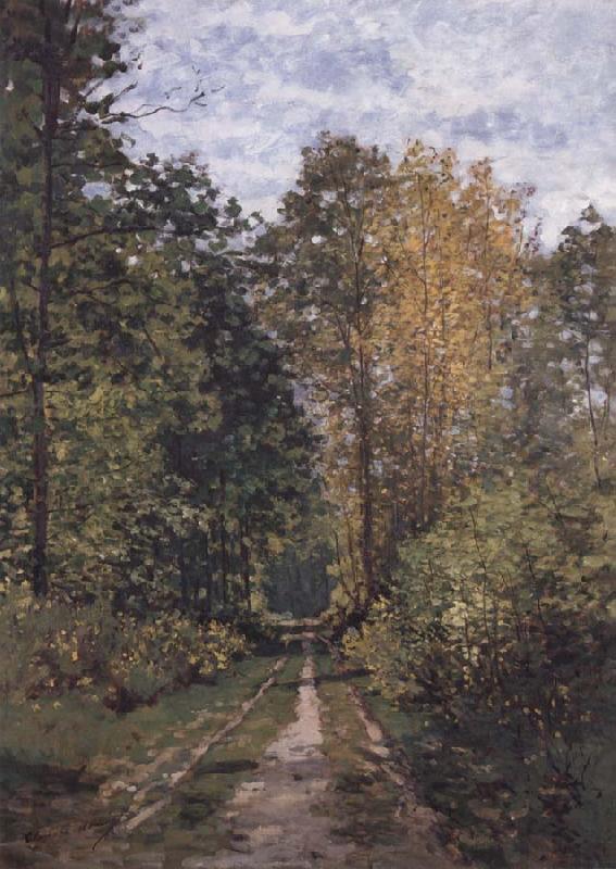 Claude Monet Path in the Forest oil painting image